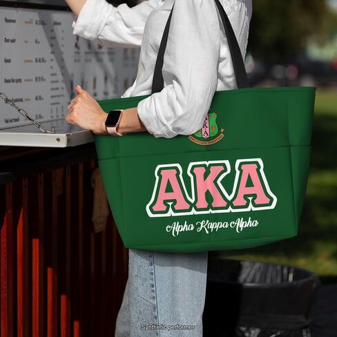 Women Large Capacity Beach Tote Bag Sorority Inspired Travel Shoulder Bag in Saudi Arabia
