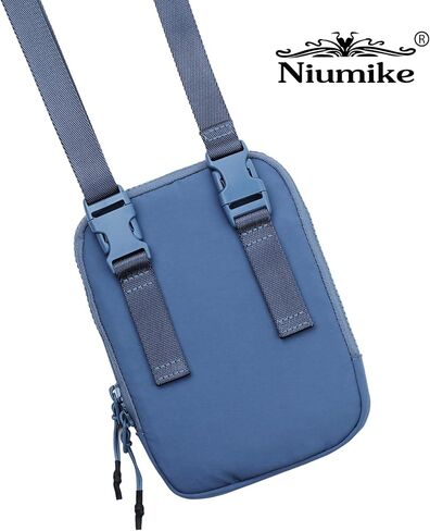 Niumike Small Crossbody Bag Adjustable Belt Bag with Removable Pouch Nylon Cell Phone Purse for Women Travel Workout Hiking in Kuwait