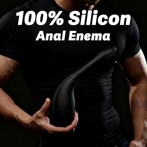 Anal Douche Enema Bulb for Men Women, Silicone Enema Bulb with Silicon Nozzle for Men Women Colon Cleanse Reusable Anal Cleansing Feminine Care Douche Bottles with Ergonomic Comfort Grip in Saudi Arabia