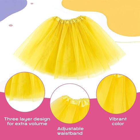10 Pcs Tulle Tutu Skirt Adult Ballet Women,3 Layer Multicolor Tutu Skirt,Ladies Runners Tutus Dress for Dance in Saudi Arabia