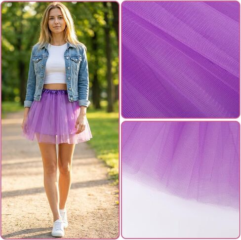 10 Pcs Tulle Tutu Skirt Adult Ballet Women,3 Layer Multicolor Tutu Skirt,Ladies Runners Tutus Dress for Dance in Saudi Arabia