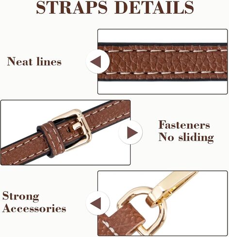 حزام كروس لحقيبة Longchamp الصغيرة، طقم حزام كتف جلدي، مزود بوشاح رأس حريري in Kuwait