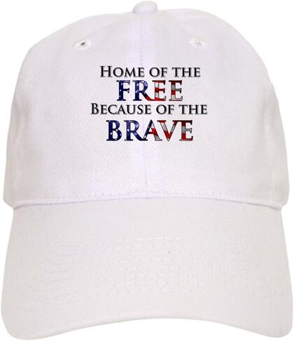 CafePress Home of The Free Because of T Cap Adjustable Baseball Cap in Kuwait