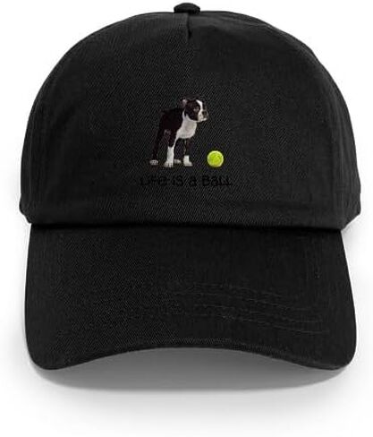 قبعة بيسبول CafePress Boston Terrier Life قابلة للتعديل in Kuwait