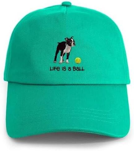 قبعة بيسبول CafePress Boston Terrier Life قابلة للتعديل in Kuwait