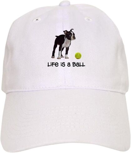 قبعة بيسبول CafePress Boston Terrier Life قابلة للتعديل in Kuwait