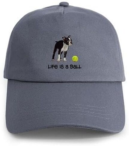 قبعة بيسبول CafePress Boston Terrier Life قابلة للتعديل in Kuwait