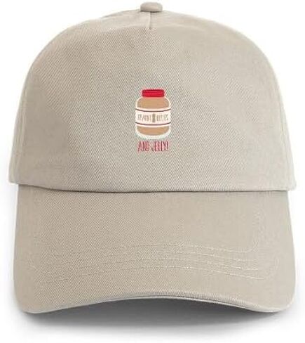 قبعة بيسبول قابلة للتعديل بزبدة الفول السوداني والجيلي من CafePress in Kuwait