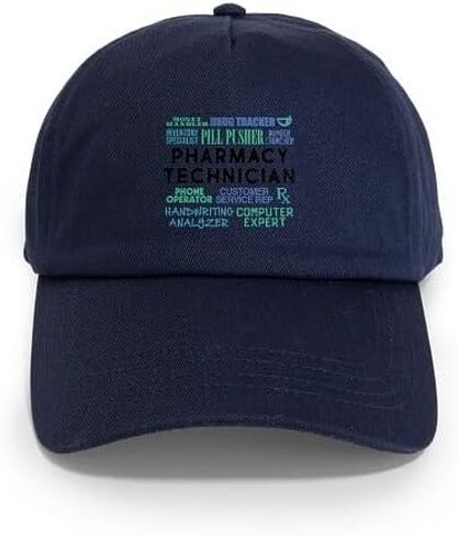 قبعة بيسبول لفنيي الصيدلة CafePress Word Cloud Cap قابلة للتعديل in Kuwait