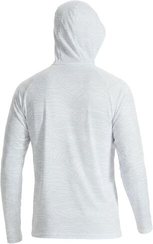 LOOGU Men's UPF 50+ Sun Protection Hoodie Shirt Long Sleeve Lightweight, Rash Guard SPF T-Shirts for Fishing Hiking in Saudi Arabia
