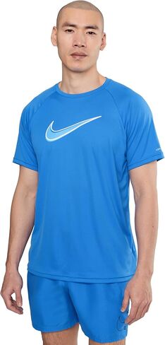 قميص Nike الرجالي Hydroguard Outline Swoosh Dri-fit Uv بأكمام قصيرة in Kuwait
