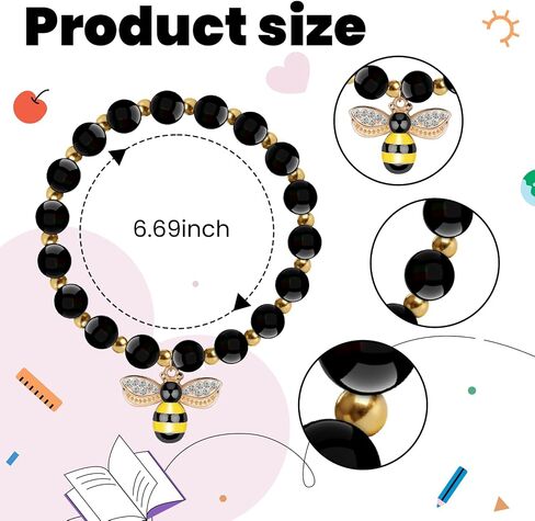 Teacher Gifts for Women, Bee Bracelets for Women, Teacher Appreciation Bracelets, Thank You Teacher Jewelry, End of Year Teacher Gifts, Teacher Appreciation Day Gift in Saudi Arabia