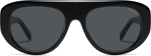 SOJOS Retro Oversized Aviator Polarized Sunglasses for Women Trendy Shades Vintage Style Chic Sun Glasses SJ2706 in Kuwait