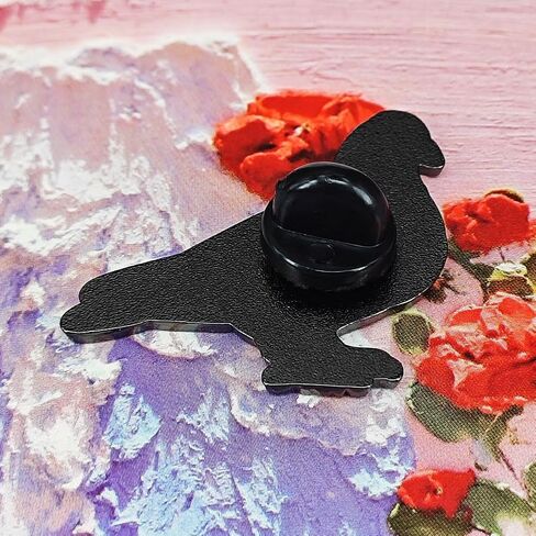 Pigeon Enamel Pin – Cute Cartoon Bird Lapel Badge | Kawaii Animal Brooch for Backpacks, Jackets, Hats | for Novelty Backpack Accessories & Bird Lovers in Kuwait