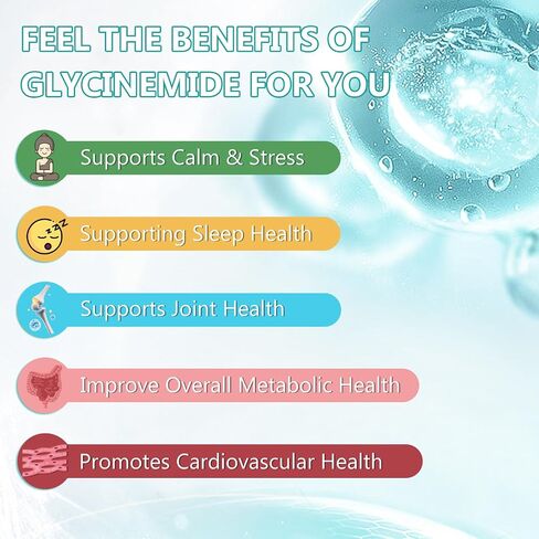 CANLIST Magnesium Glycinate Supplements 450mg for Bone & Muscle Health, Supports Deep Sleep, Muscle Relaxation & Stress Relief, High Absorption, Vegan, Non-GMO, 90 Capsules in Saudi Arabia
