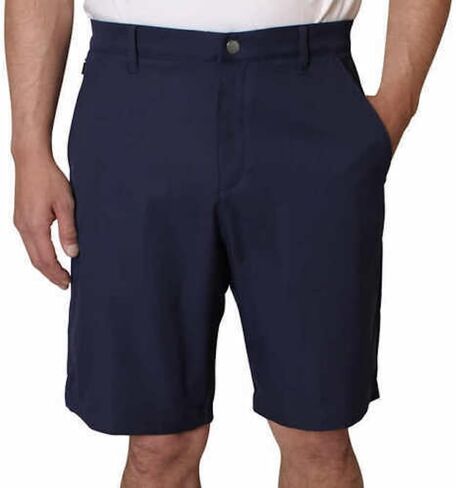 KIRKLAND Signature Men's Moisture Wicking Stretch Performance Short with Comfort Waistband (US, Numeric, 38, Regular, Regular, Blue) in Kuwait