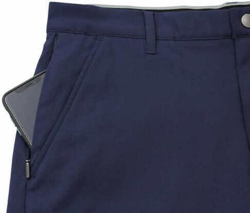 KIRKLAND Signature Men's Moisture Wicking Stretch Performance Short with Comfort Waistband (US, Numeric, 38, Regular, Regular, Blue) in Kuwait