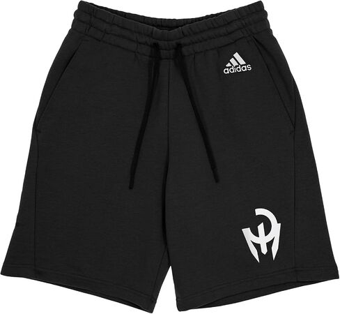 adidas Mens Patrick Mahomes Fleece Athletic Shorts, Black in Kuwait
