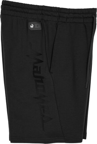 adidas Mens Patrick Mahomes Fleece Athletic Shorts, Black in Kuwait
