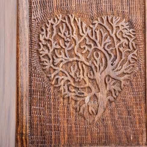 Handmade Rosewood Urn for Human Ashes | Tree of Life Wooden Urns Hand-Crafted - Funeral Cremation Urn for Ashes (Heart Tree, Medium - 150 Cu/in) in Saudi Arabia