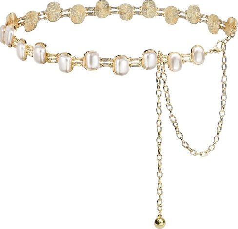 Retro Waist Chain for Women Vintage Adjustable Belly Chain Body Jewelry Boho Gothic Antiqued Alloy Hip Chain in Saudi Arabia