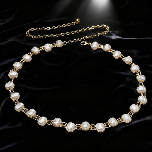 Retro Waist Chain for Women Vintage Adjustable Belly Chain Body Jewelry Boho Gothic Antiqued Alloy Hip Chain in Saudi Arabia