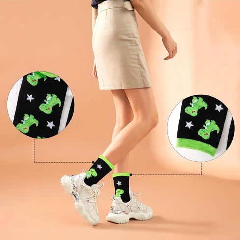 Dinosaur Gifts for Adults Women and Girls Cute Funny Dinosaur Lovers Themed Accessories Socks Presents Christmas Stocking Stuffers Birthday White Elephant Galentines Graduation Valentines Gift in Saudi Arabia
