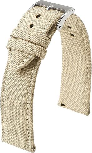 QL Supply Co Waterproof Sailcloth Watch Strap Two-Sided Nylon 18mm 19mm 20mm 22mm 24mm Watchband Quick Release Sport Wristband Belt Men in Kuwait