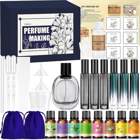 Perfume Making Kit- DIY Cologne Making Kit for Men, Make Your Own Scent with Essential Oil, Spray Bottle, Men's Fragrances Maker, Scent Set, Perfume Gifts for Women Girls Boyfriend in Saudi Arabia