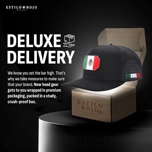 Ferreti Hats FT159 Mexico Baseball Hat for Men & Women - Gorra de Mexico Premium Ajustable, Gorras para Hombre Originales - Black Baseball Cap in Saudi Arabia