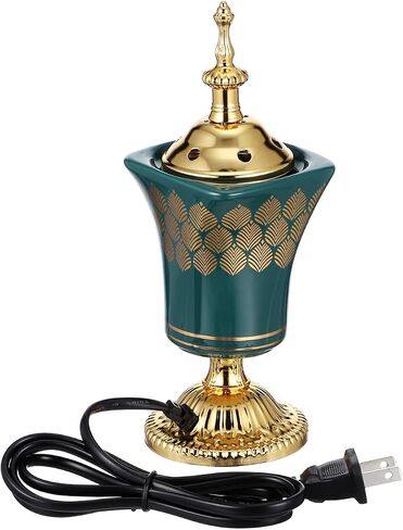 VOSAREA Electric Incense Burner Censer for Home Decoration Compact Design Plug in Aroma Diffuser for Compatible in Kuwait