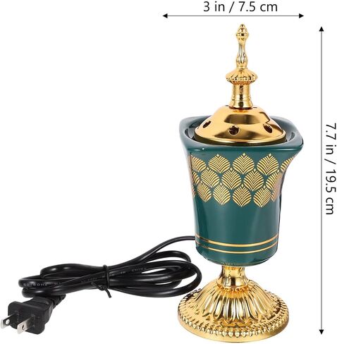 VOSAREA Electric Incense Burner Censer for Home Decoration Compact Design Plug in Aroma Diffuser for Compatible in Kuwait