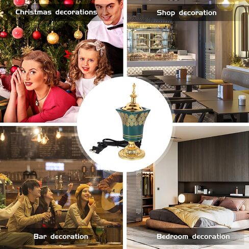 VOSAREA Electric Incense Burner Censer for Home Decoration Compact Design Plug in Aroma Diffuser for Compatible in Kuwait
