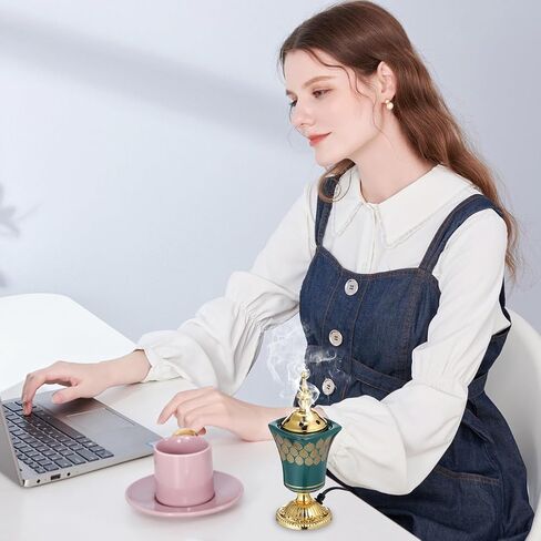 VOSAREA Electric Incense Burner Censer for Home Decoration Compact Design Plug in Aroma Diffuser for Compatible in Kuwait