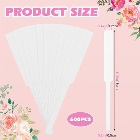 600 Pieces Perfume Tester Strips, Disposable White Perfume Paper Strip, Fragrance Blotter Strips, Scent Strip, for Fragrances Essential Oils Spice in Saudi Arabia