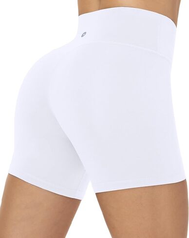 Moozava Women's 4"/6"/8" Workout Biker Shorts High Waisted Tummy Control Spandex Shorts for Volleyball Yoga Gym Running in Saudi Arabia