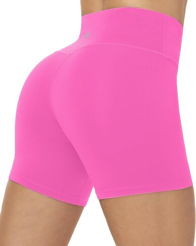 Moozava Women's 4"/6"/8" Workout Biker Shorts High Waisted Tummy Control Spandex Shorts for Volleyball Yoga Gym Running in Saudi Arabia