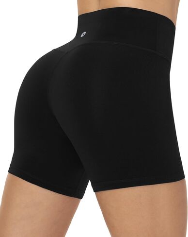 Moozava Women's 4"/6"/8" Workout Biker Shorts High Waisted Tummy Control Spandex Shorts for Volleyball Yoga Gym Running in Saudi Arabia