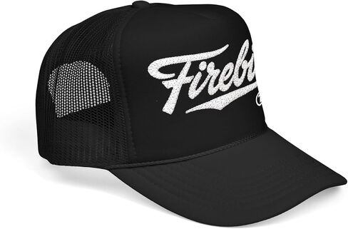 Firebird Trans Am Foam Trucker Hat – Classic Script Snapback Mesh Cap Retro Style in Kuwait