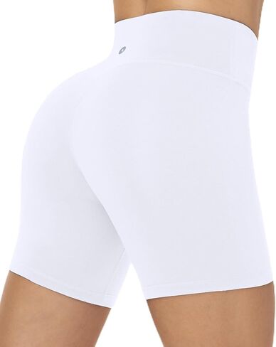 Moozava Women's 4"/6"/8" Workout Biker Shorts High Waisted Tummy Control Spandex Shorts for Volleyball Yoga Gym Running in Saudi Arabia
