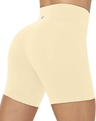 Moozava Women's 4"/6"/8" Workout Biker Shorts High Waisted Tummy Control Spandex Shorts for Volleyball Yoga Gym Running in Saudi Arabia