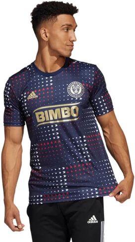 adidas Men's MLS PRESHI US Short Sleeve Soccer Jersey, Multi-Color in Kuwait