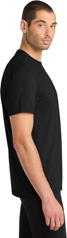 District Unisex Crew Neck T-Shirts 3-Pack, Super Soft Ring Spun 100% Cotton Short Sleeve Undershirts, Black, X-Large in Kuwait