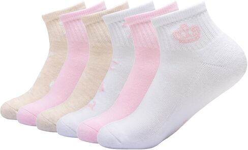 Juicy Couture mens 6 Pack Juicy Couture Shortie Crew No Show Socks in Kuwait