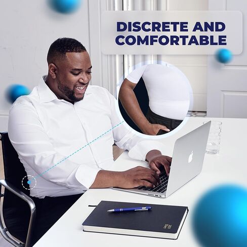 QORE LOGIQ Gynecomastia Compression Shirts for Men - 2Pack White, 2XL Size - Get Both in One Bundle in Kuwait