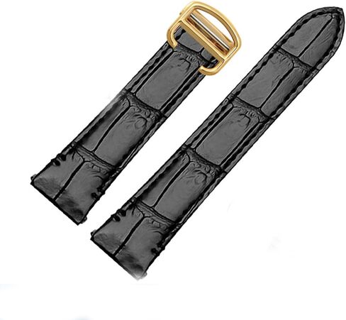 Genuine crocodile leather watch strap compatible with Cartier New Mountain Dushi quick release series 21mm 19mm strap accessories in Saudi Arabia