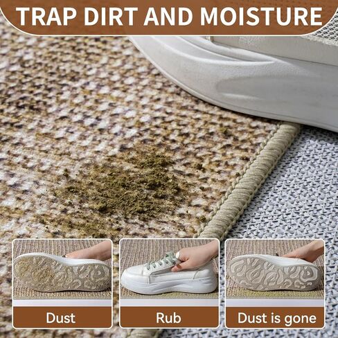 3x5 Kitchen Runner Non Slip Kitchen Rugs Mat, Washable Hallway Runner Rug Soft Long Low Pile Farmhouse Entryway Floor Mat for Bedroom Laundry Living Room Beside Rug in Saudi Arabia