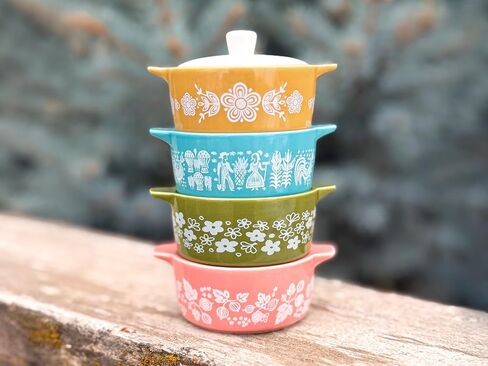 Ceramic Trinket Box with Lid – Butterfly Gold Vintage-Inspired Mini Casserole Jewelry Box, Pink Keepsake Box in Saudi Arabia