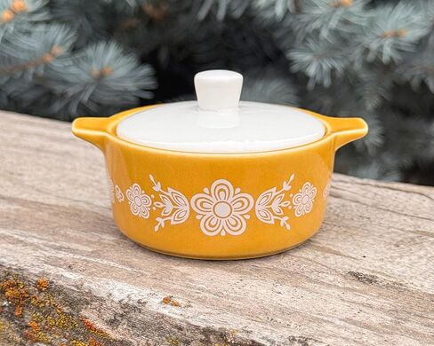 Ceramic Trinket Box with Lid – Butterfly Gold Vintage-Inspired Mini Casserole Jewelry Box, Pink Keepsake Box in Saudi Arabia