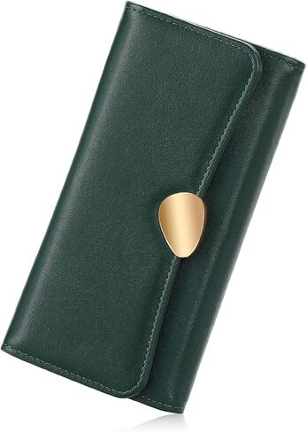 FALAN MULE Wallet for Women PU Leather Trifold Wallet Large Capacity Clutch Card Holder Purse in Saudi Arabia